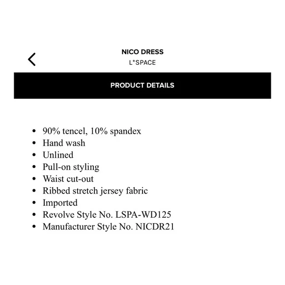 L*SPACE NWT Nico Dress - Cream - Size Small - Picture 6 of 16